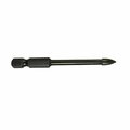 Drill America 3/16in Carbide Tipped 4 Flute Glass & Tile Drill Bit with Hex Shank DWD4FGD3/16HEX